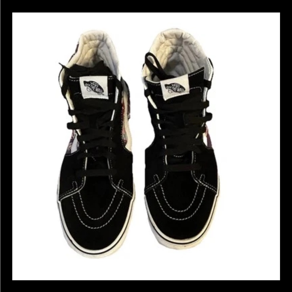 🔥 RARE Vans SK8-Hi (Paradise Floral) Floral Design Men’s Size 10 US / Like New - Picture 9 of 14